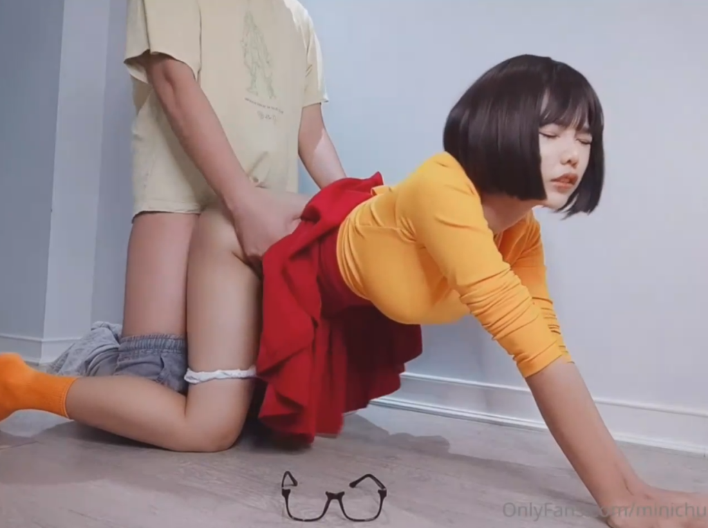 asian velma gets fucked from hard from behind